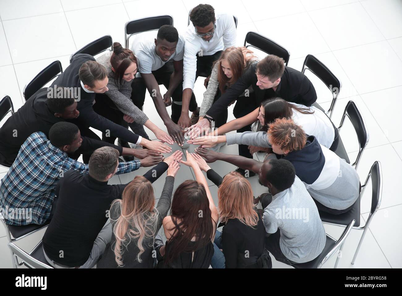 Group of Diverse Hands Together Joining Concept Stock Photo - Alamy