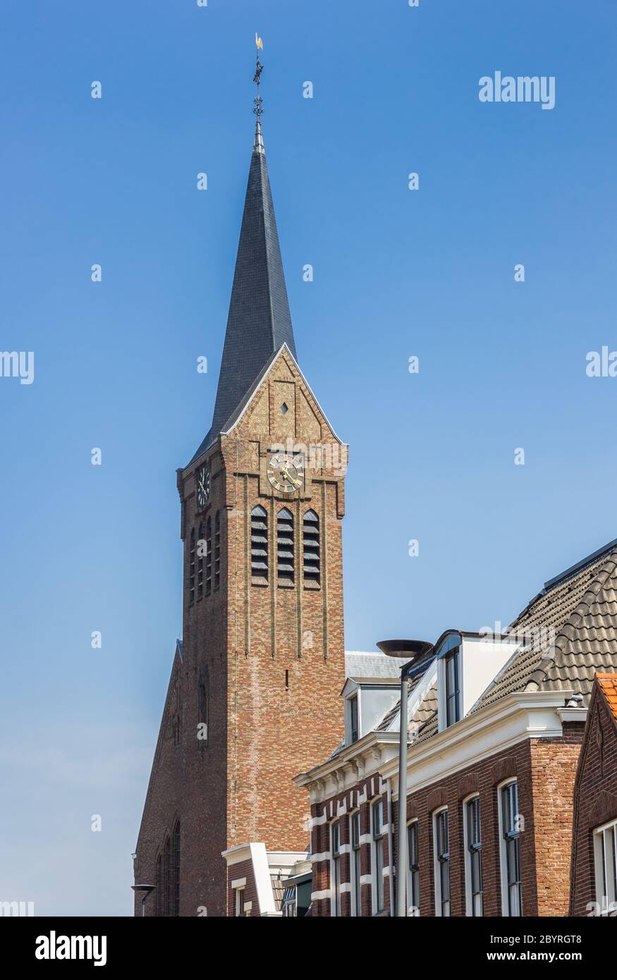 Tower of the St. Dionysius church in Rijssen, Netherlands Stock Photo ...
