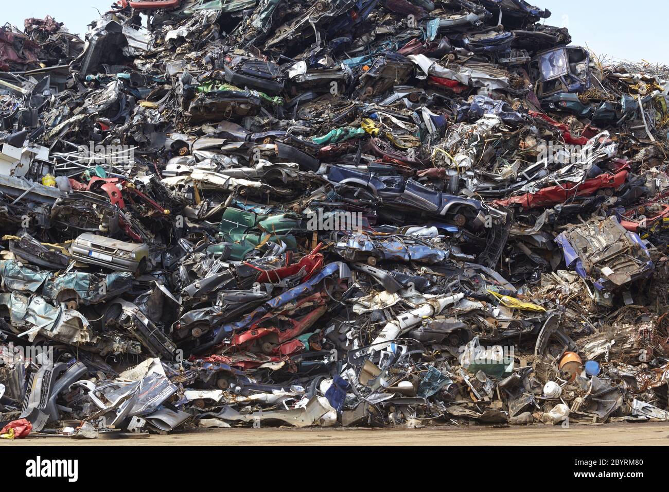 Recycling - scrap heaps (iron) Stock Photo