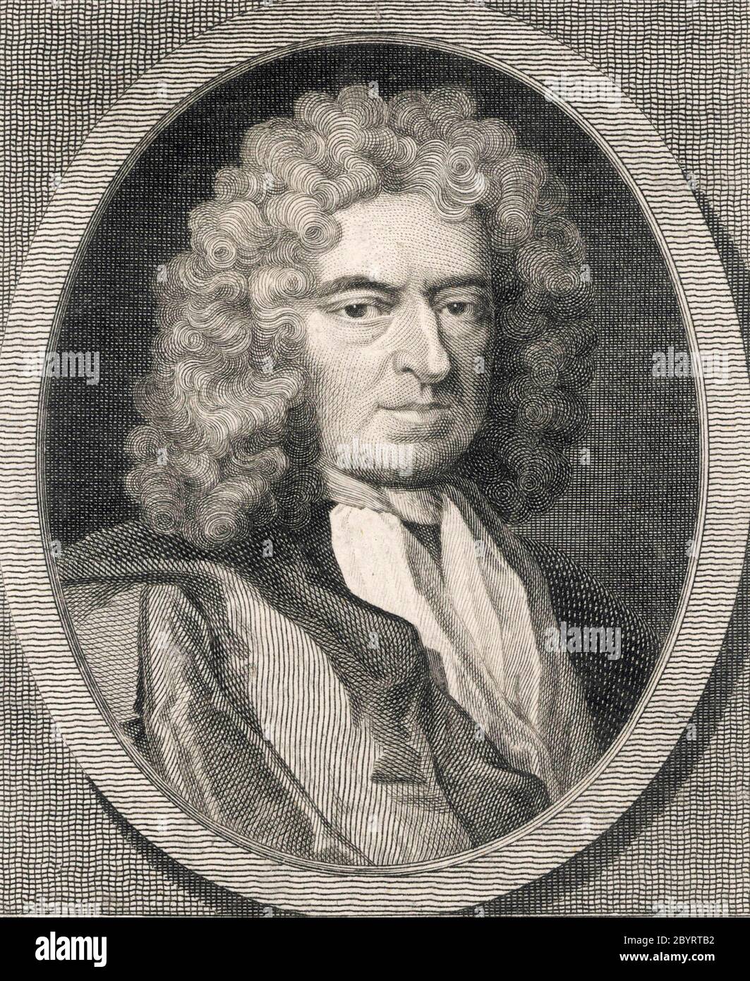 Edward Colston (1636 – 1721) English merchant, slave trader, Tory Member of Parliament, and philanthropist. Stock Photo