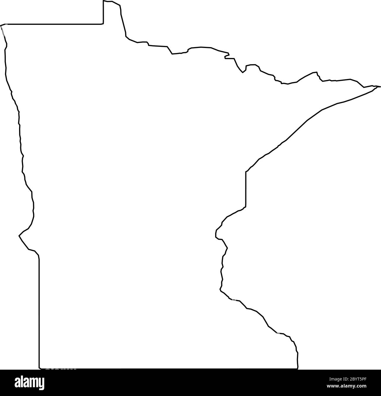 Free Printable Outline Of Minnesota Free Printable Outline Of Minnesota