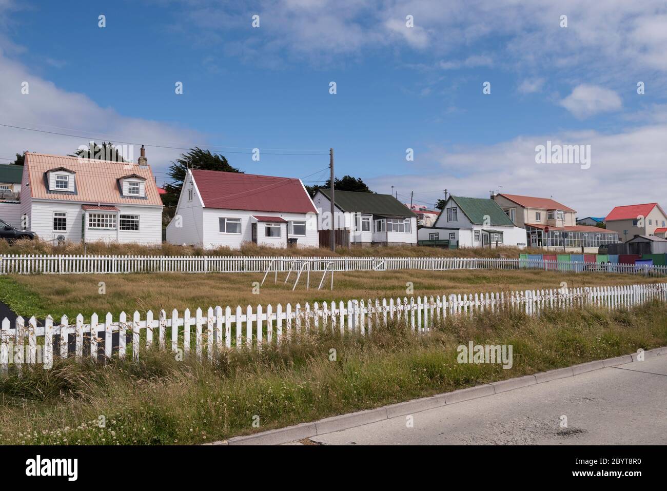 Houses in stanley falkland islands hires stock photography and images