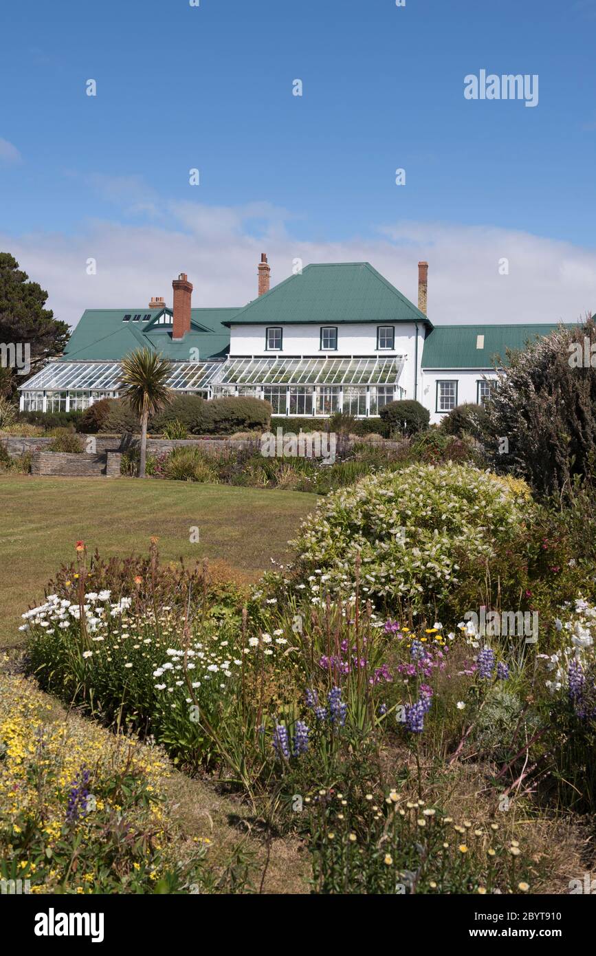 Government house stanley falkland islands hires stock photography and