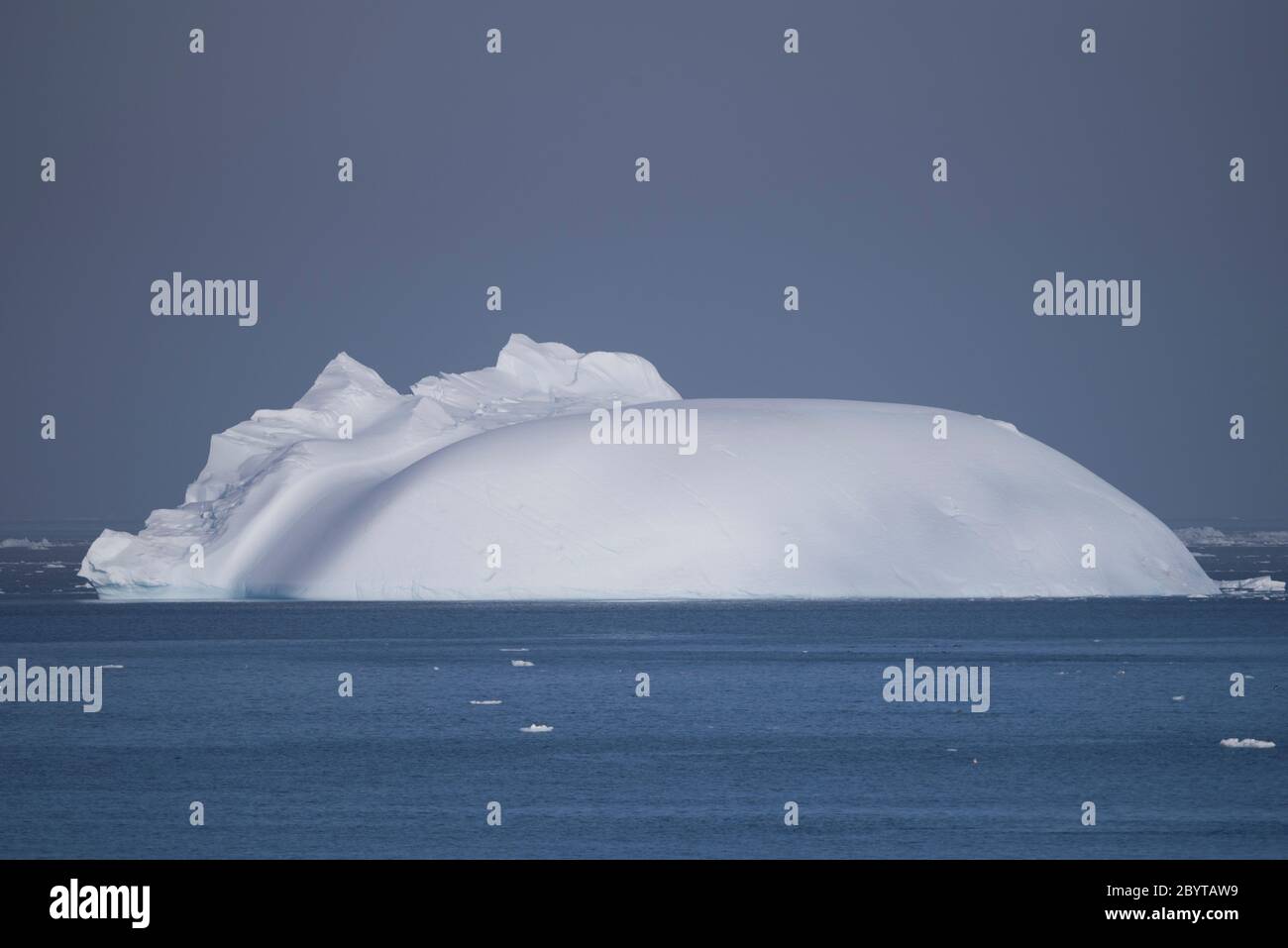 A dome iceberg in the Antarctic Sound, Antarctic Peninsula, Antarctica ...