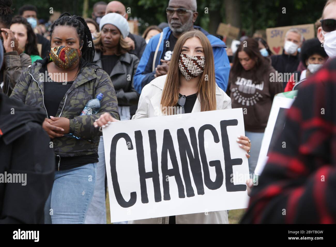 Thousands Of People Gathered During Black Lives Matter Peaceful Protest Thousands Of People Gathered During Black Lives Matter Peaceful Protest
