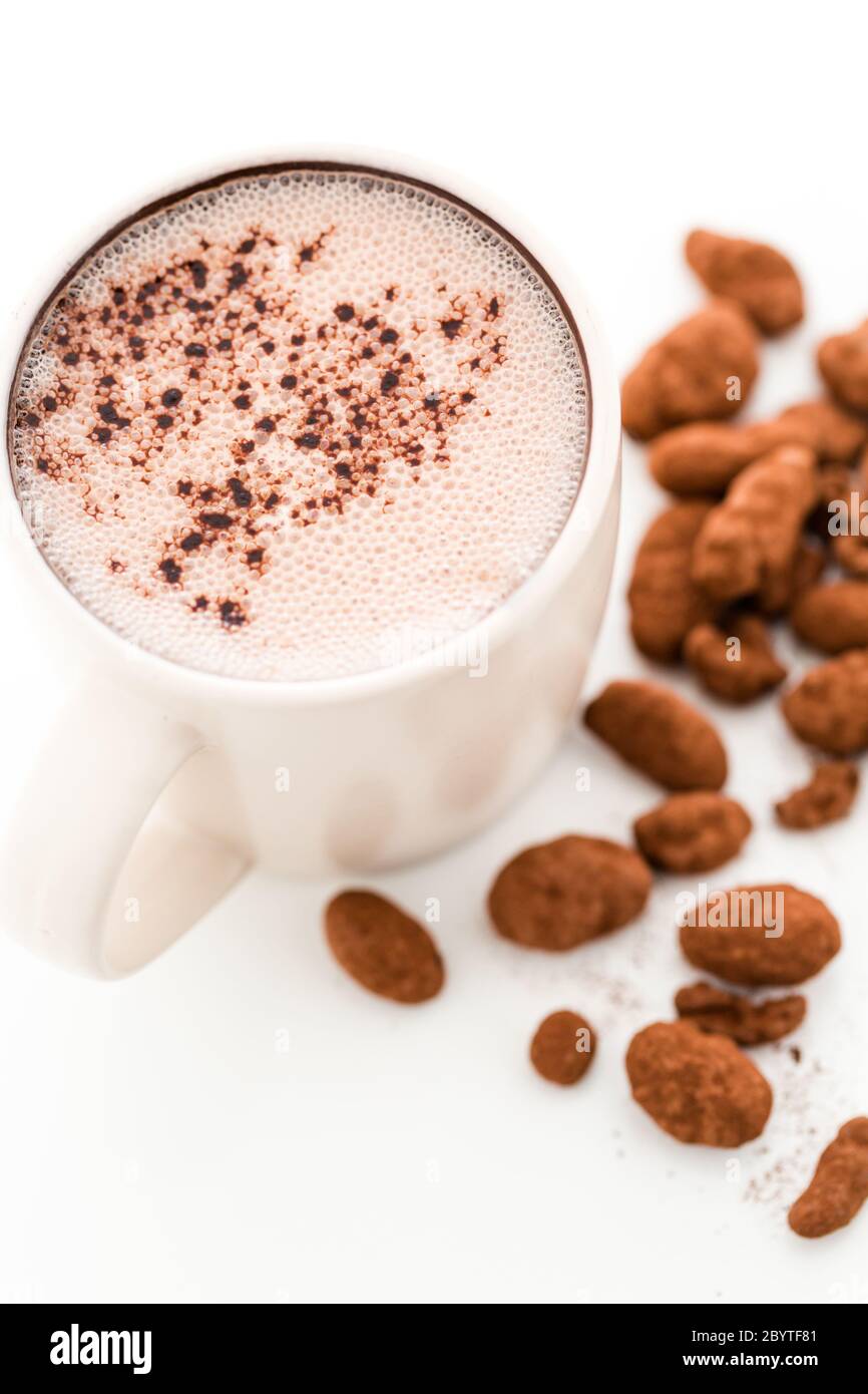 Sipping Chocolate Stock Photo