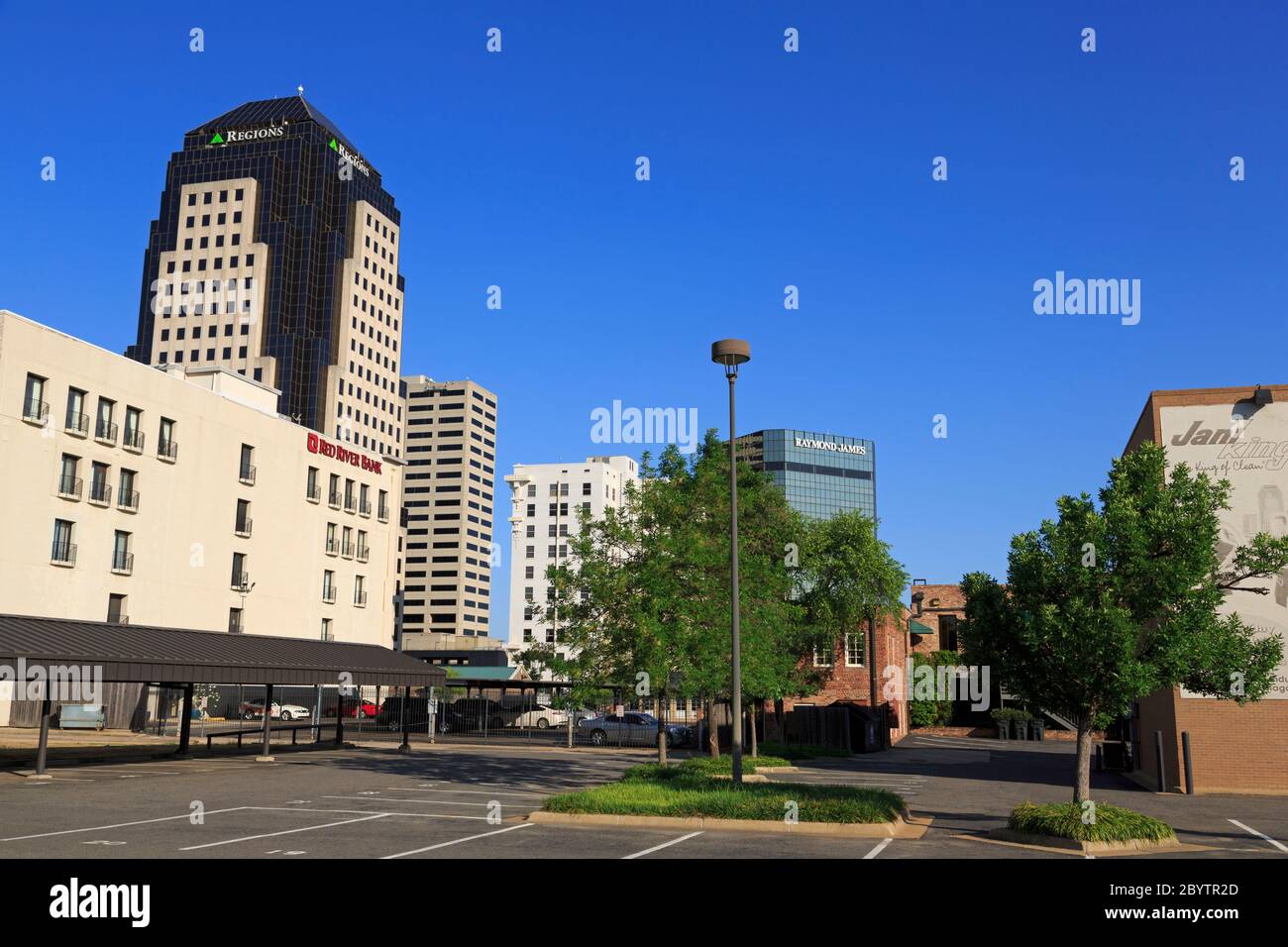 Downtown Shreveport, Louisiana, USA Stock Photo