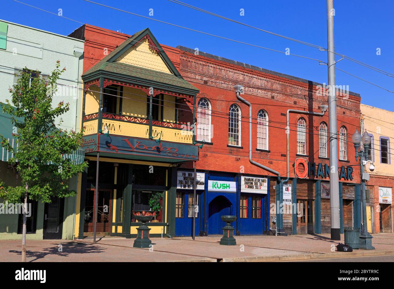 Commerce Street, Shreveport, Louisiana, USA Stock Photo