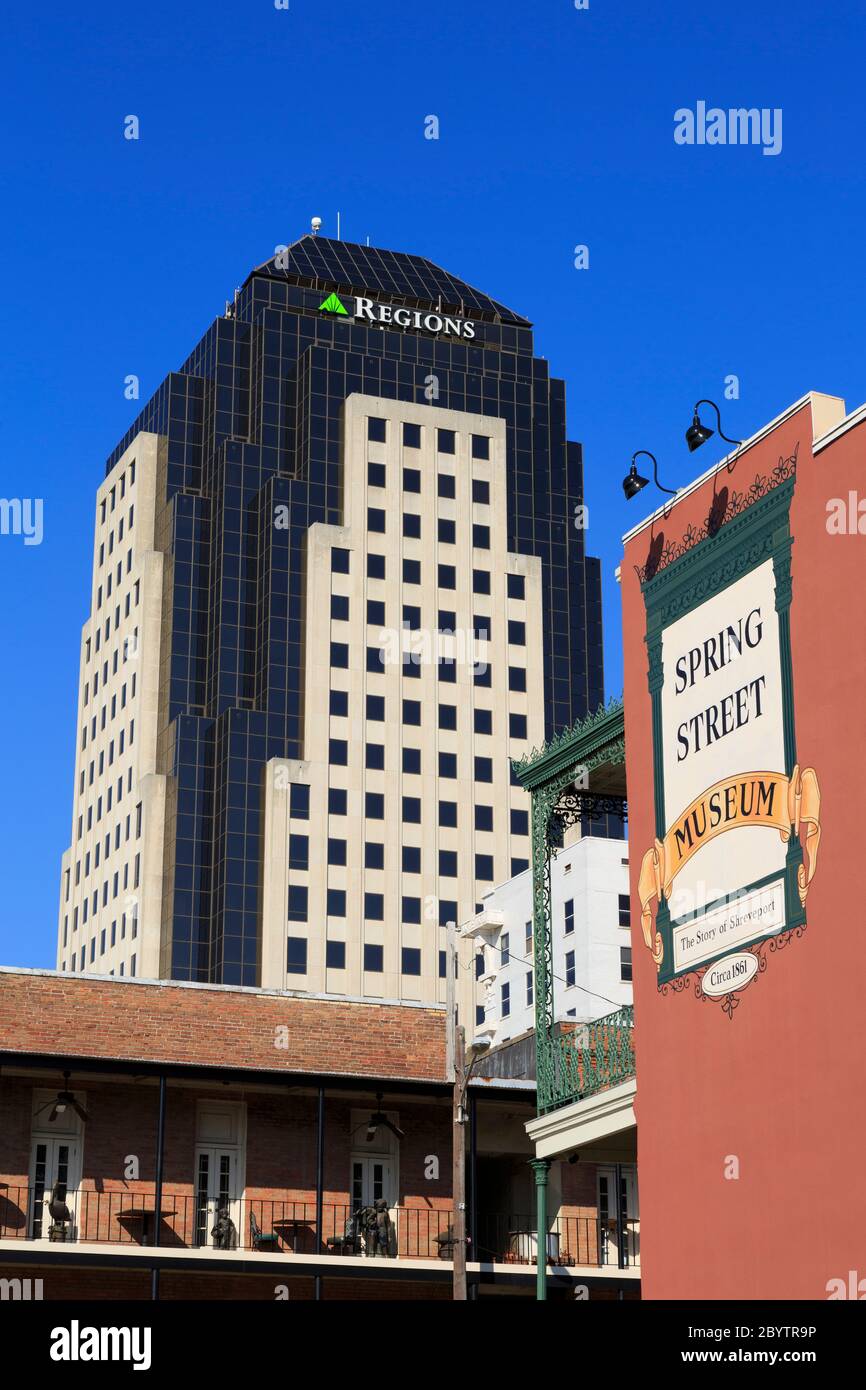 Spring Street Museum, Shreveport, Louisiana, USA Stock Photo