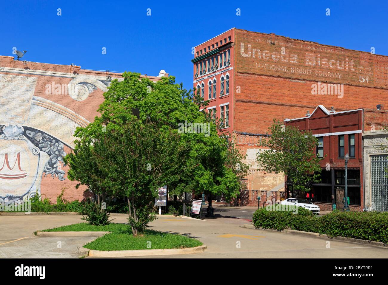 Milam Street, Shreveport, Louisiana, USA Stock Photo
