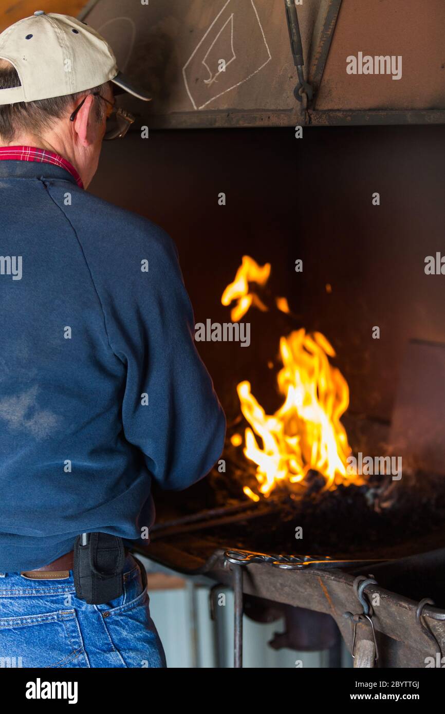 Blacksmith working shop hi-res stock photography and images - Alamy