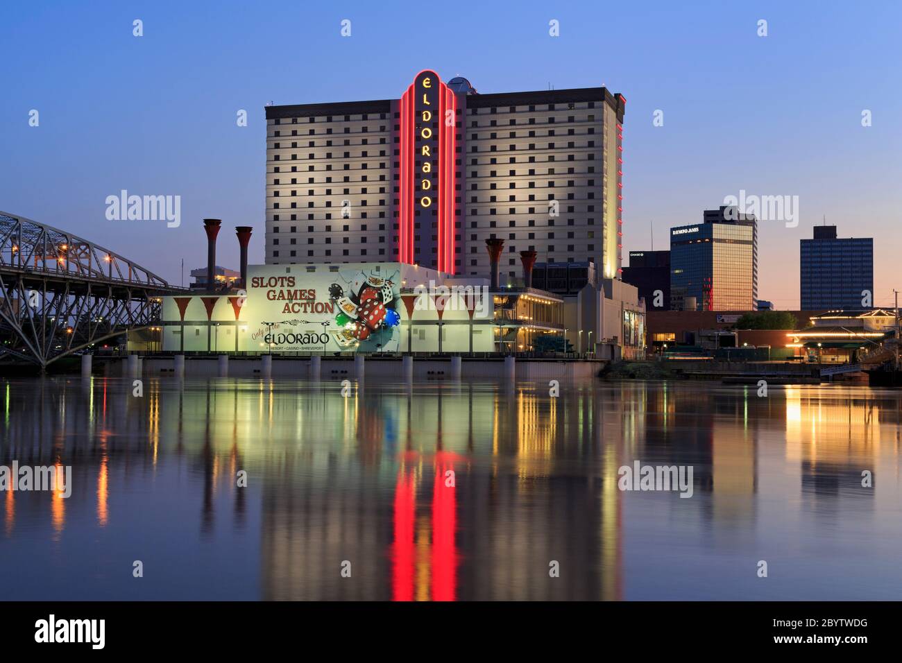 Eldorado Casino & Hotel, Shreveport, Louisiana, USA Stock Photo