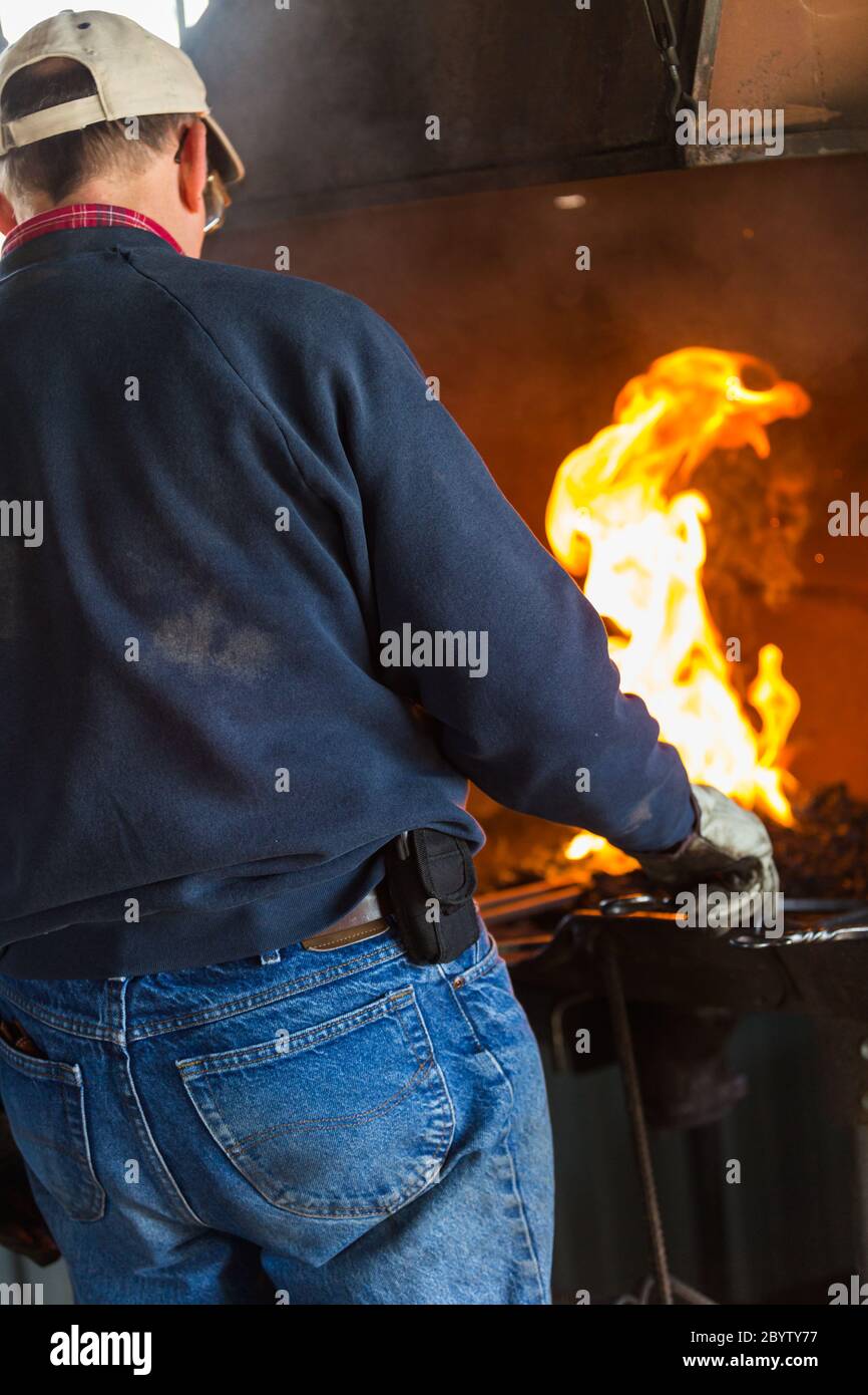 Blacksmith working shop hi-res stock photography and images - Alamy