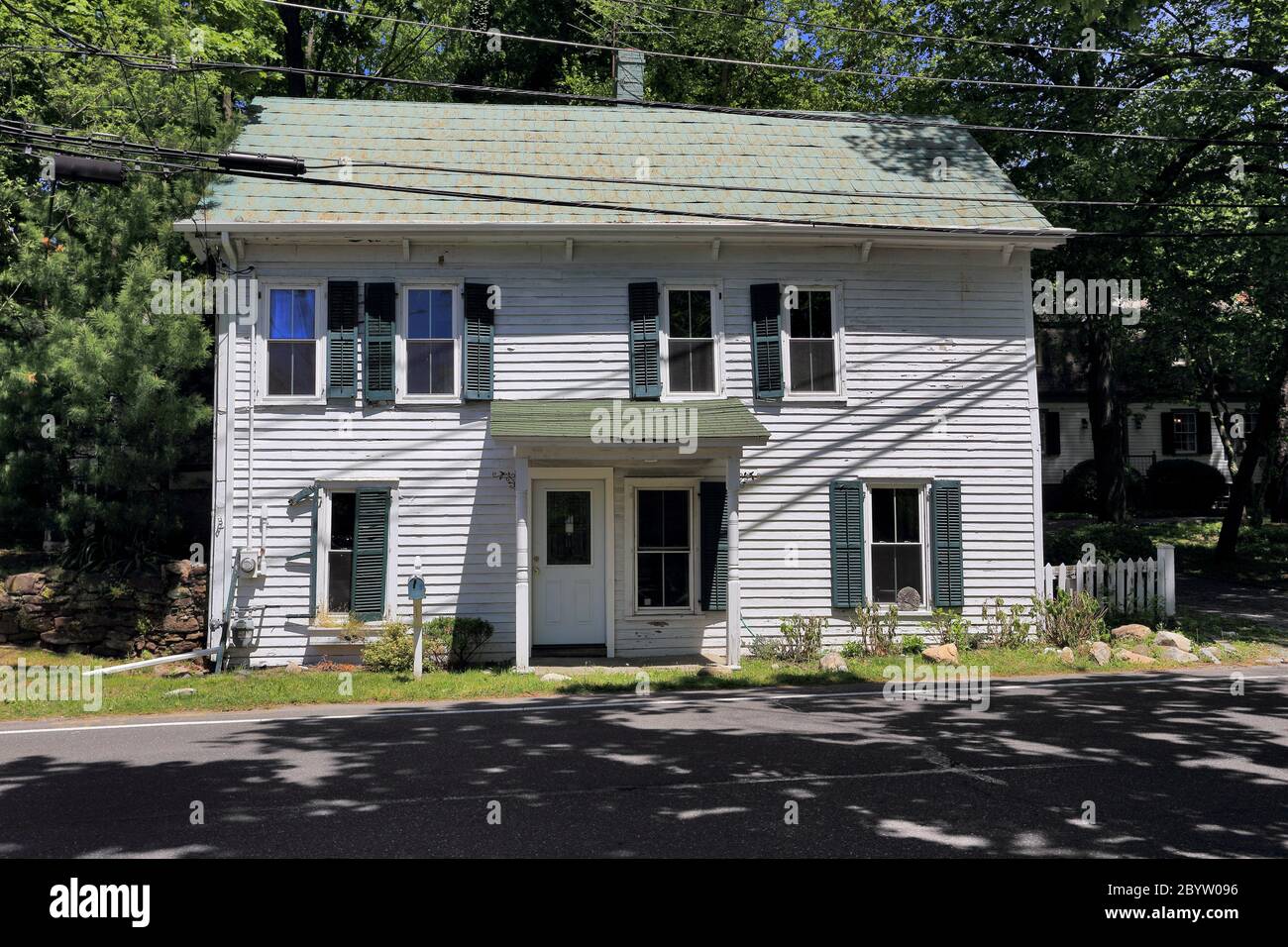 Old home Stony Brook Long Island New York Stock Photo