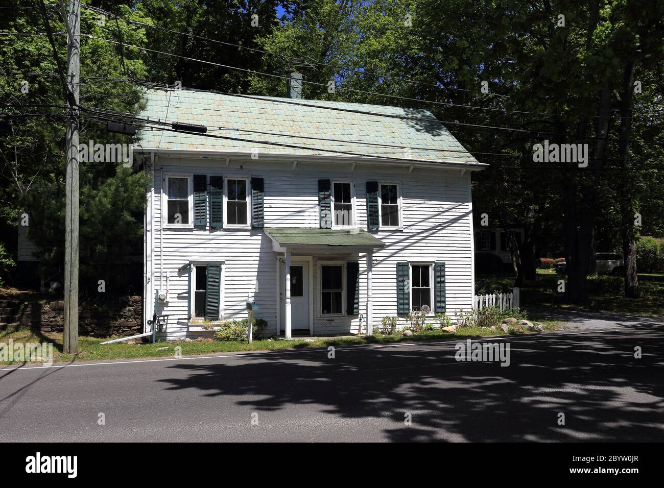 Old home Stony Brook Long Island New York Stock Photo