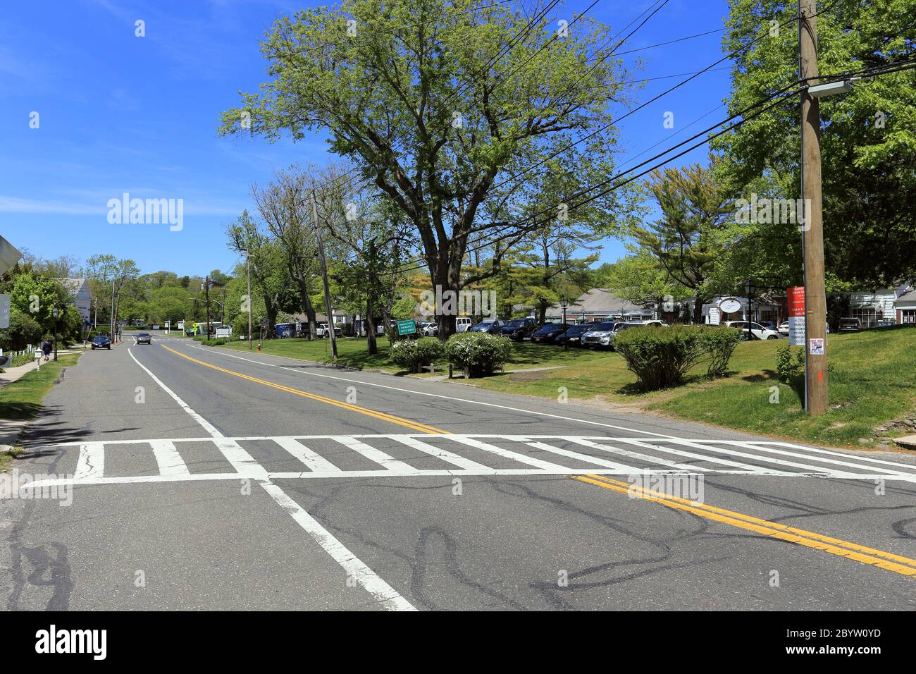 Main St. Stony Brook Long Island New York Stock Photo Alamy