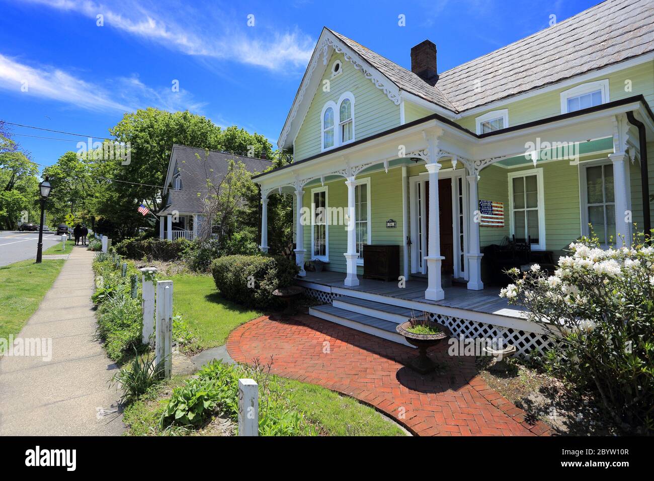 Main St. Stony Brook Long Island New York Stock Photo Alamy