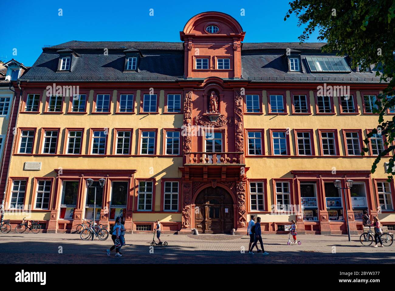 University of Heidelberg - Altstadt Campus in the city center - HEIDELBERG, GERMANY - MAY 28, 2020 Stock Photo