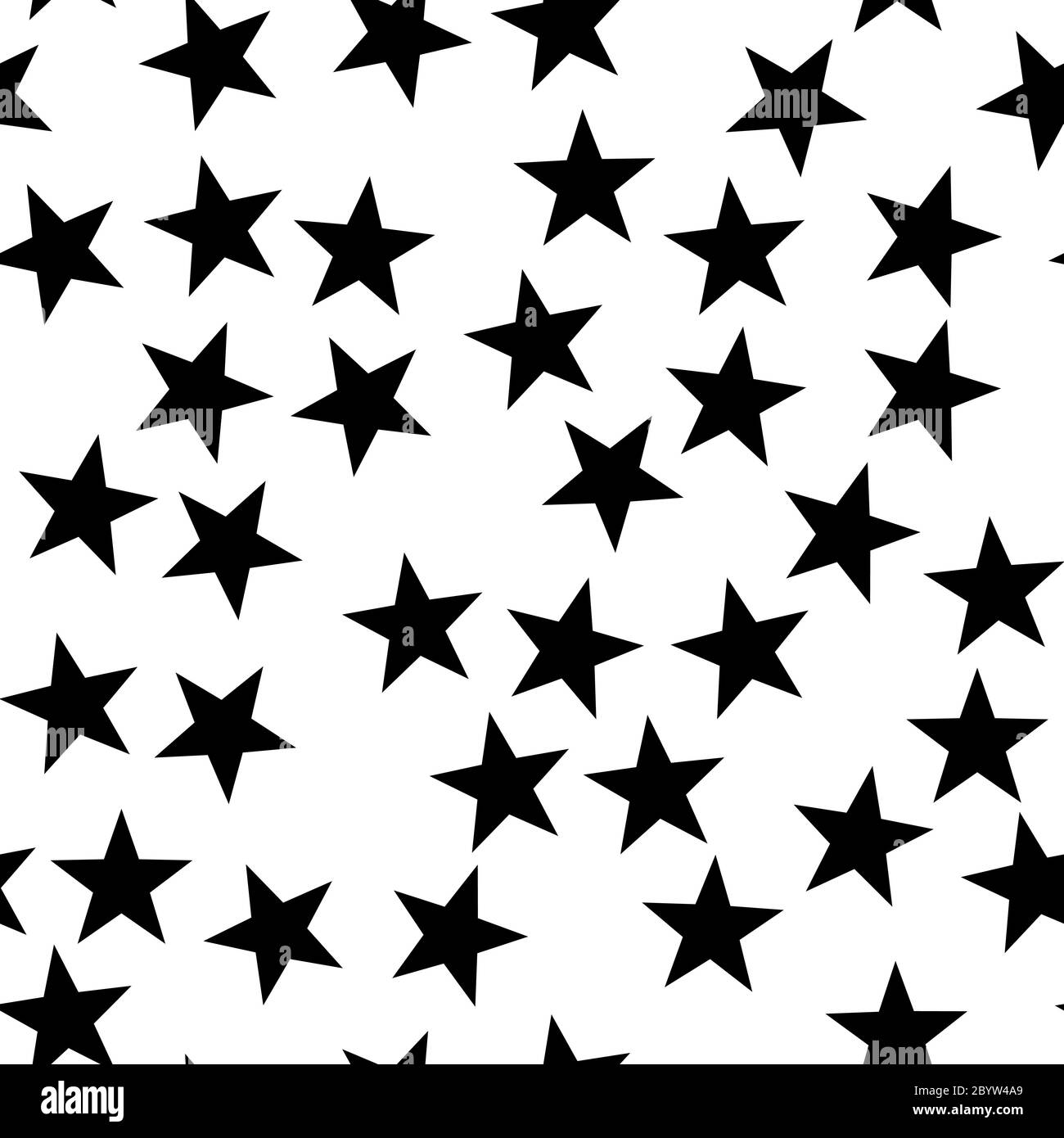 Star seamless pattern. Night, space or christmas theme. Flat vector ...