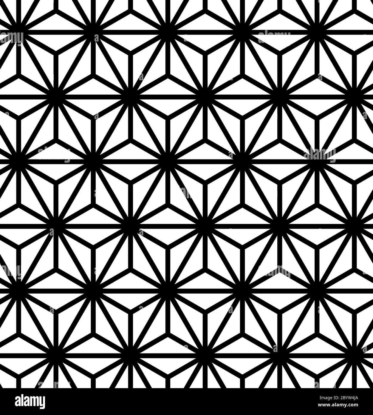 3D triangular, or tetrahedron, pyramids. Seamless vector pattern background Stock Vector