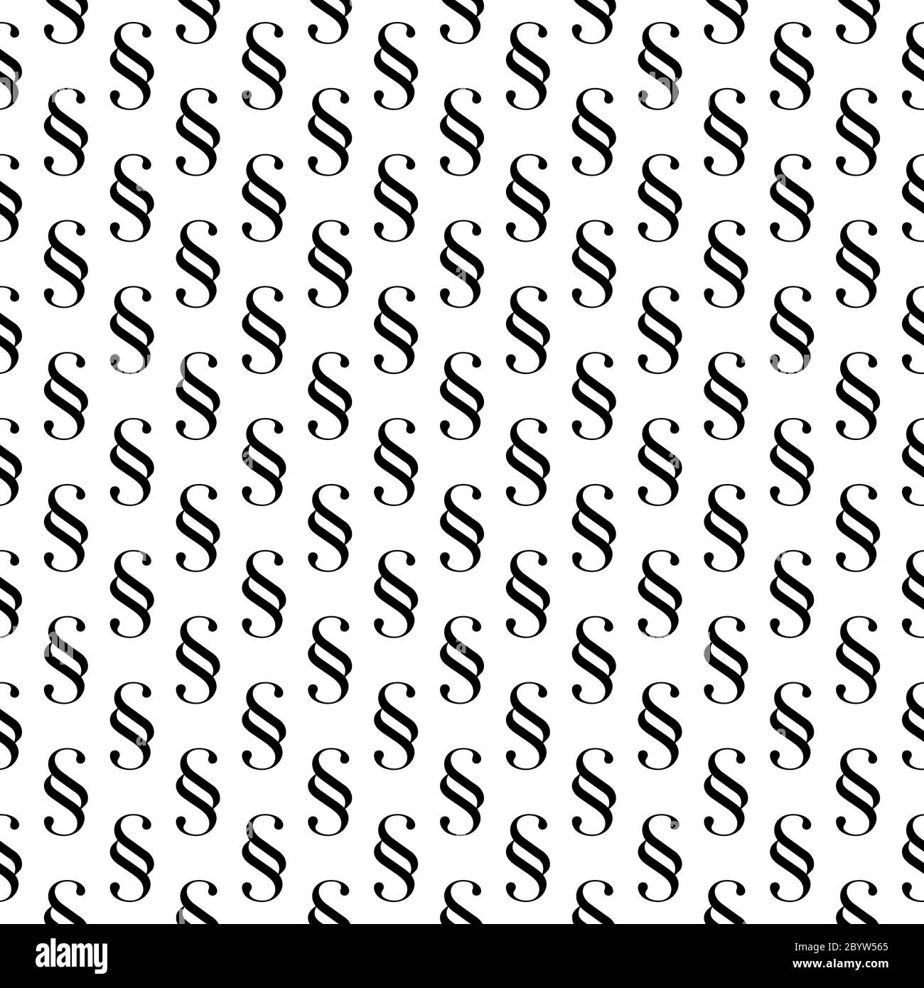 Section signs random seamless pattern. Vector paragraph marks background. Legal code or law theme. Stock Vector