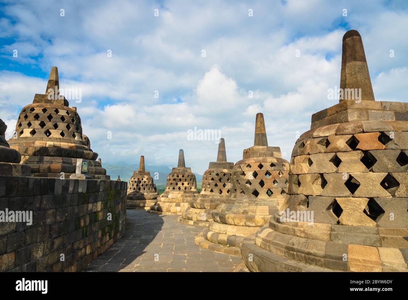 Borobudur temple in Yogyakarta, Java, Indonesia - UNESCO World Heritage ...