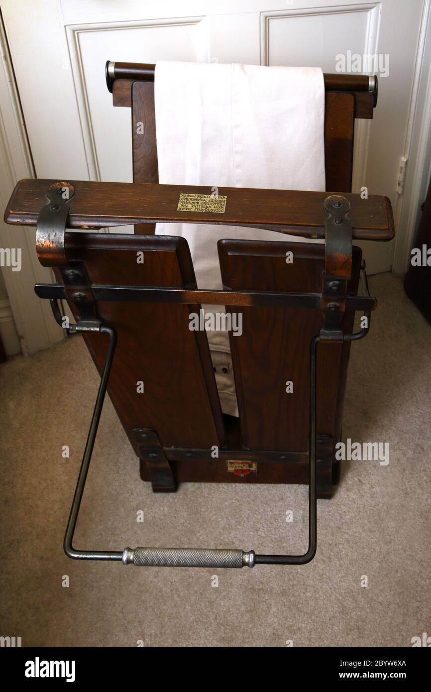 Victorian Trouser Press Stock Photo Alamy