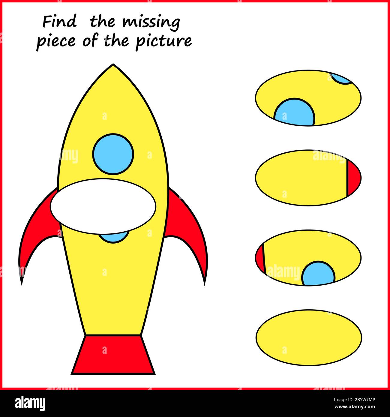 worksheet for kids education puzzle game children activity stock