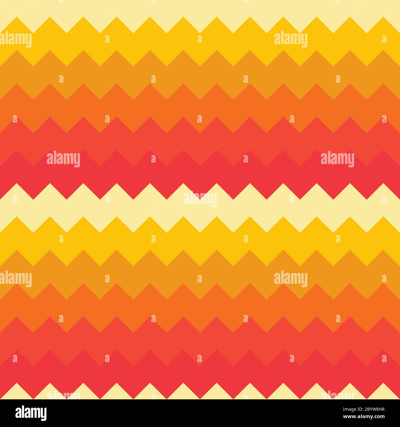 Abstract seamless background chevron pattern in shades of orange