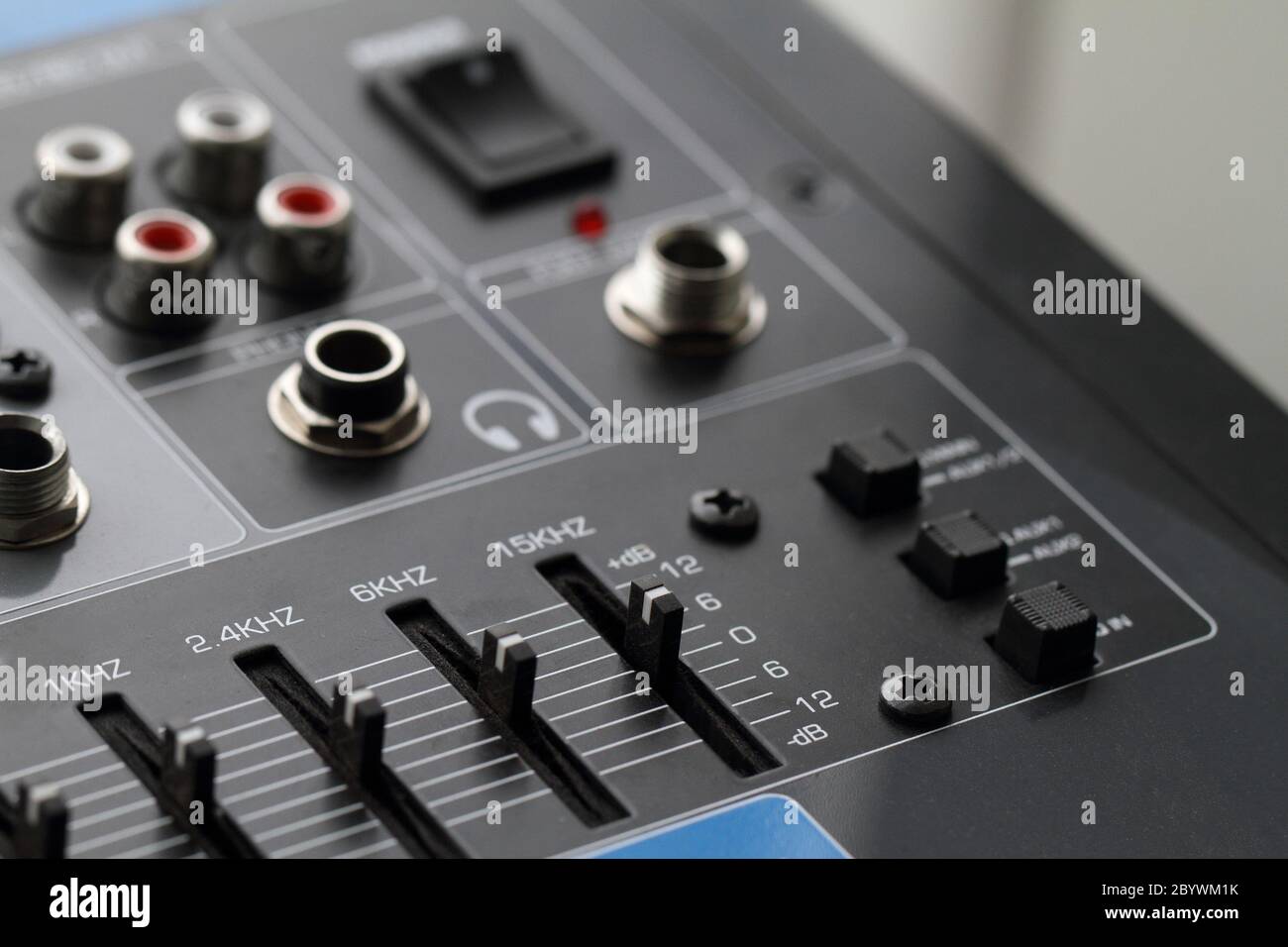 Close up photo of various technical equipment Stock Photo - Alamy