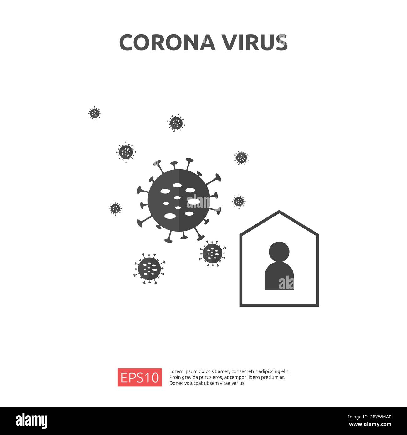 Pandemic Coronavirus outbreak. social distancing preventive for covid ...