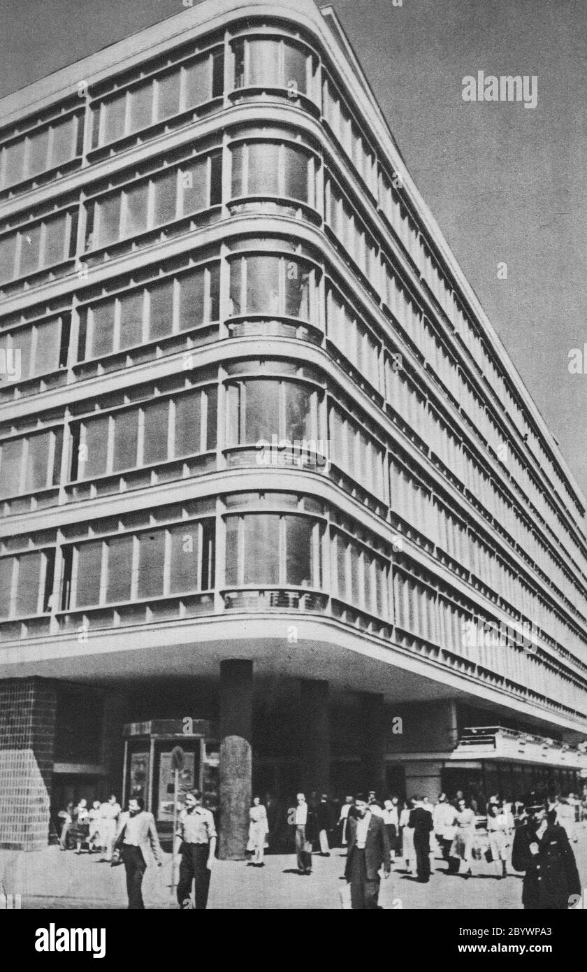 Central Department Store in Warsaw ca. 1953 Stock Photo Alamy