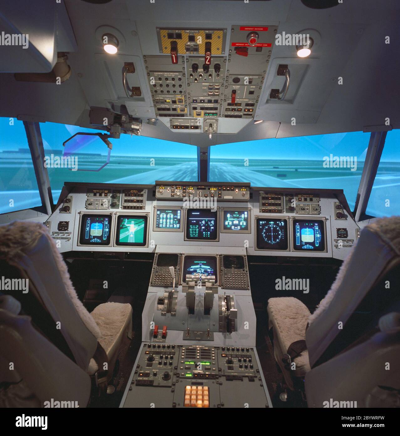 N 257 Cvsrf Acfs Advanced Cab Flight Simulator Cockpit Stock Photo Alamy