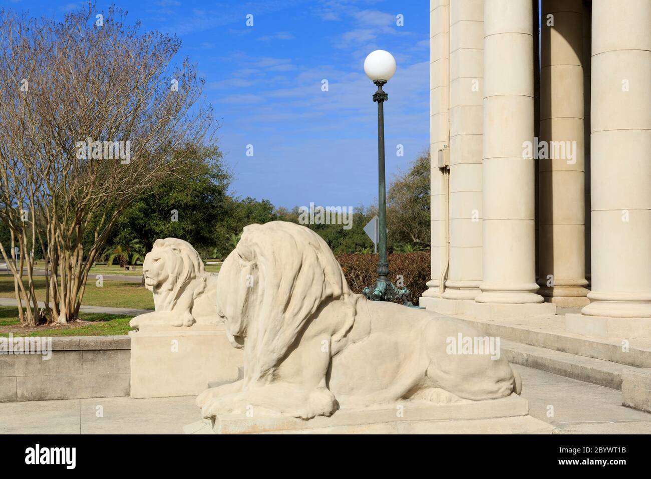 Peristyle in City Park, New Orleans, Louisiana, USA Stock Photo
