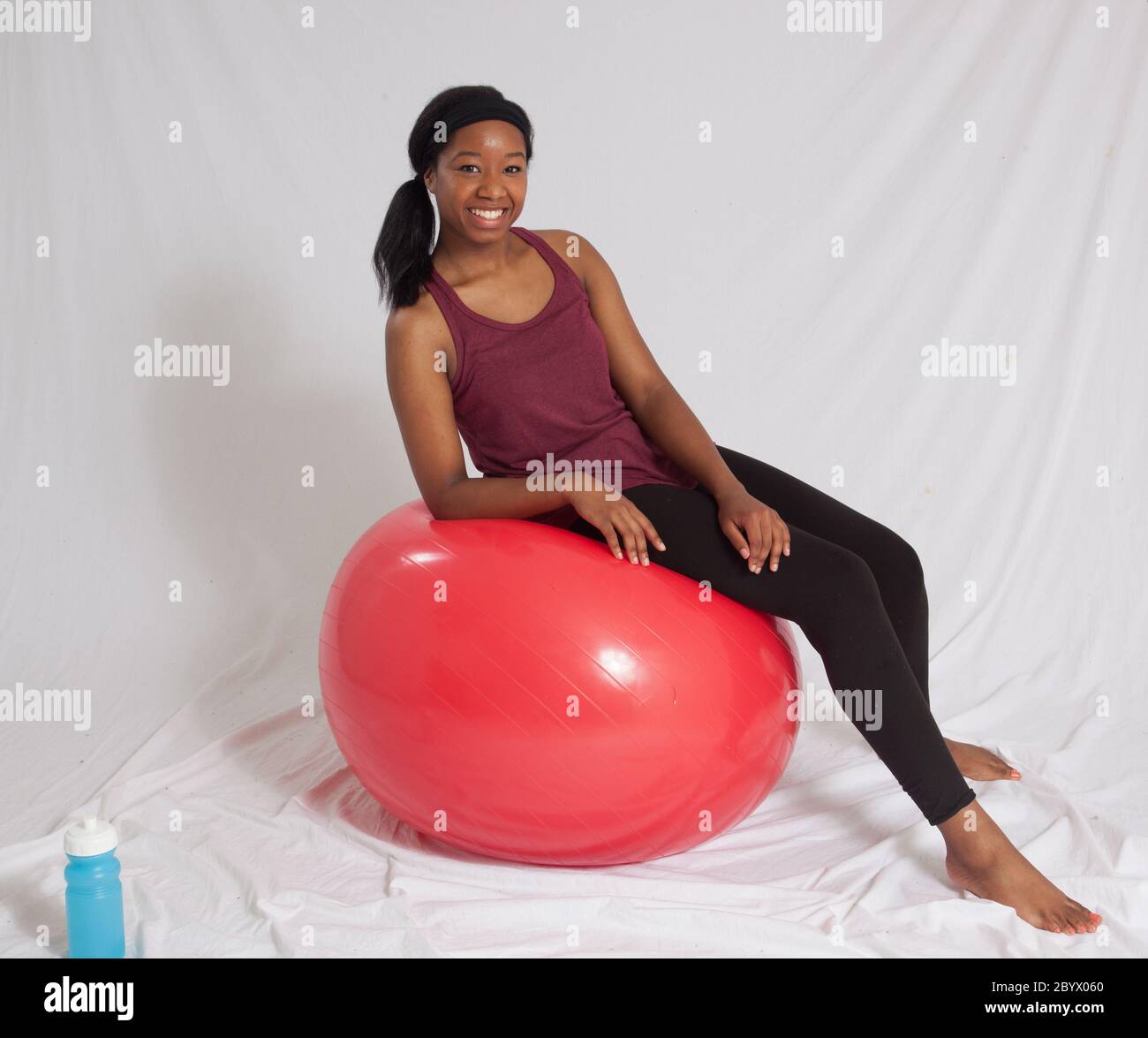 Red exercise ball outlet