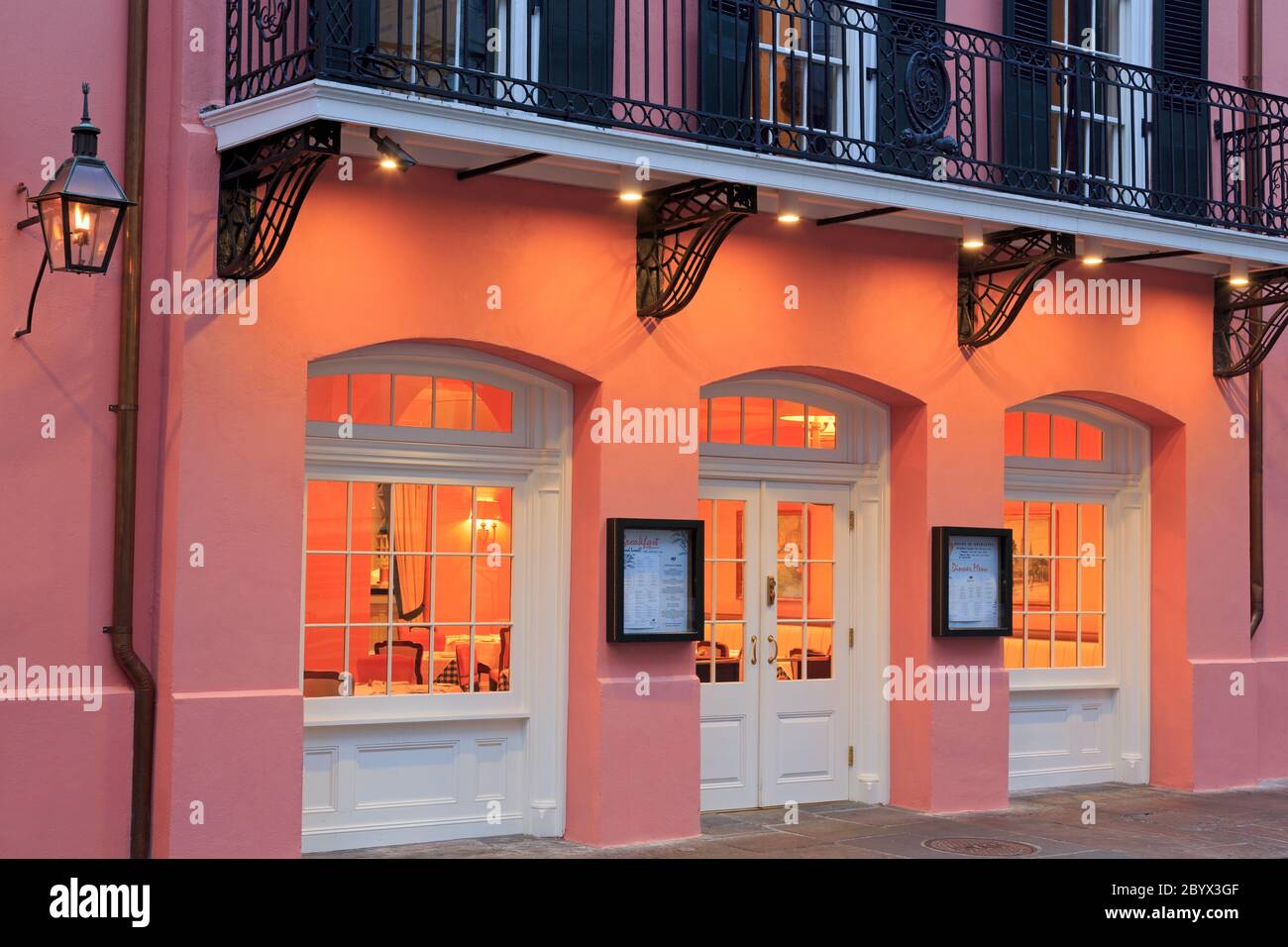 Brennan's Restaurant on Royal Street, French Quarter, New Orleans, Louisiana, USA Stock Photo