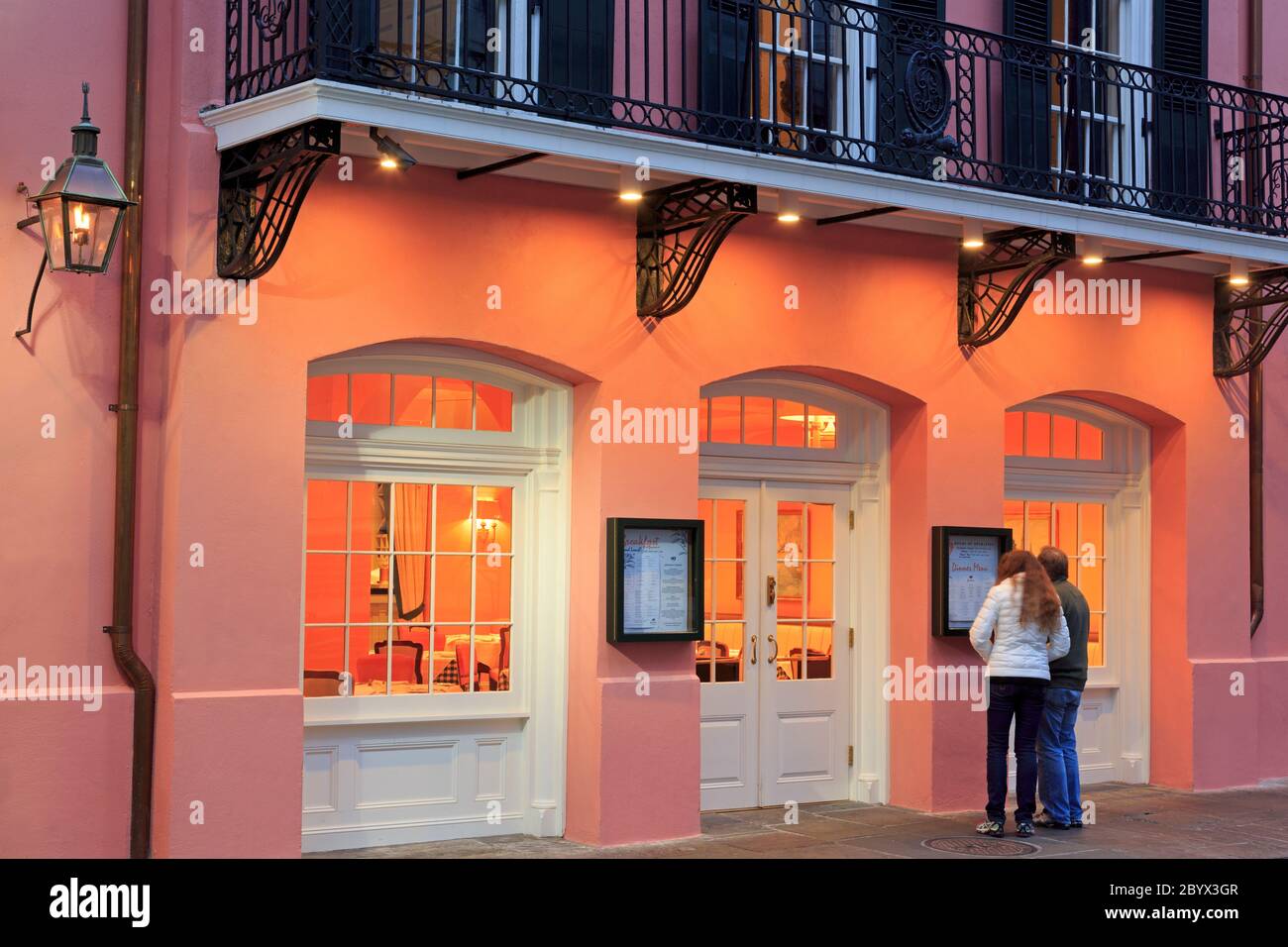 Brennan's Restaurant on Royal Street, French Quarter, New Orleans, Louisiana, USA Stock Photo