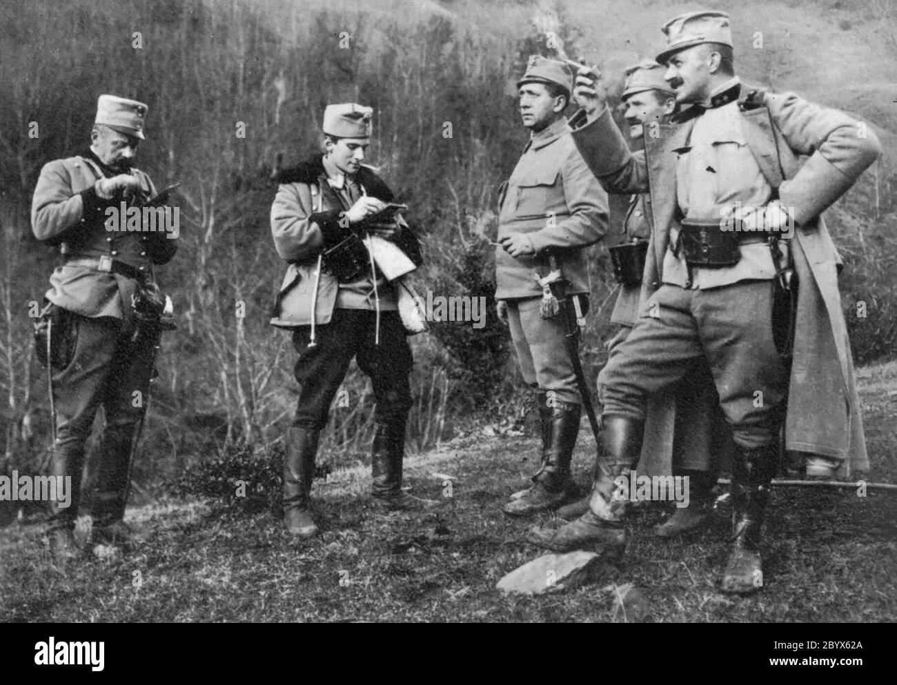 Legions Command December 1914. From the left: August Krasicki ...