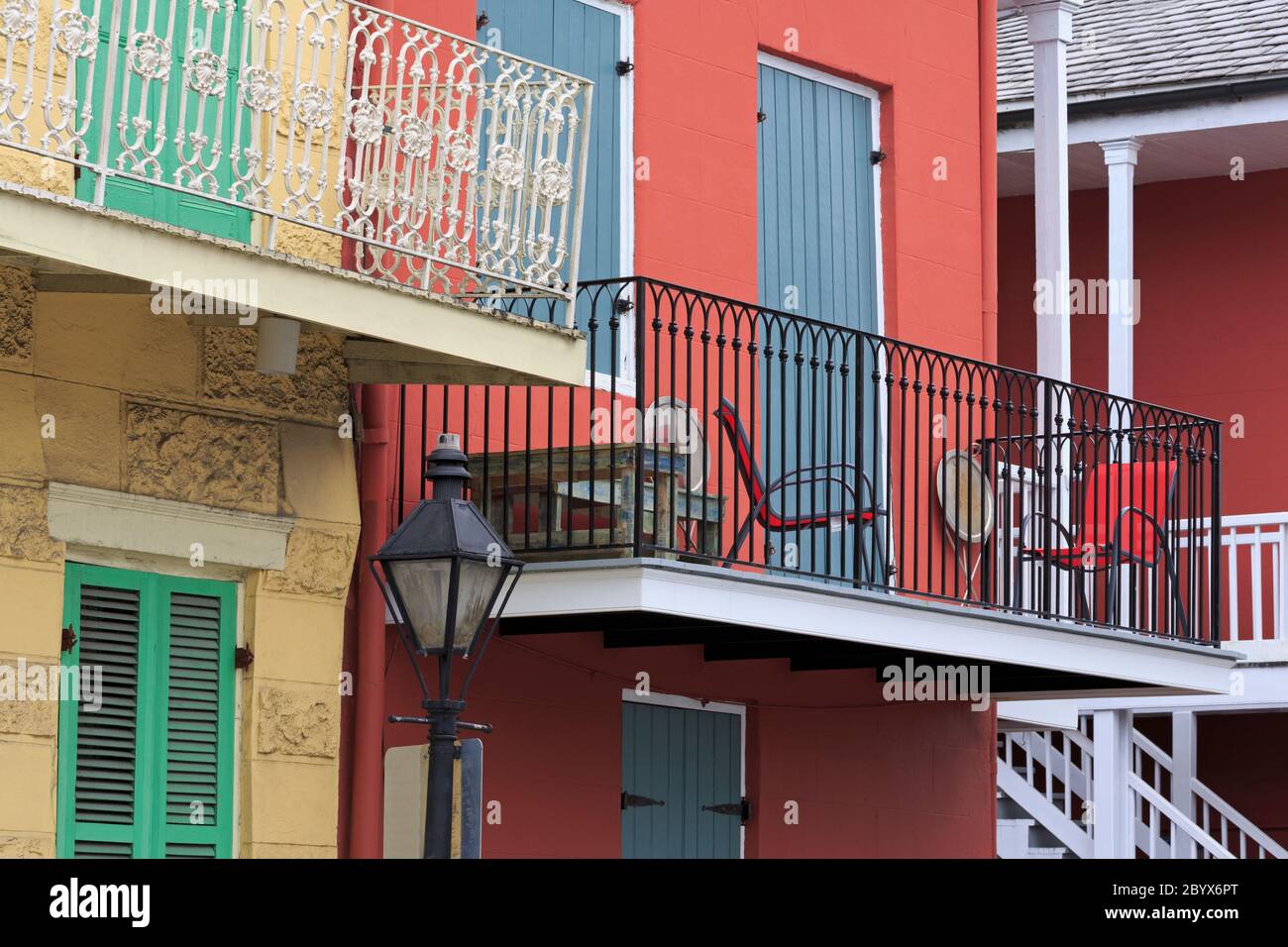 St. Philip Street, French Quarter, New Orleans, Louisiana, USA Stock