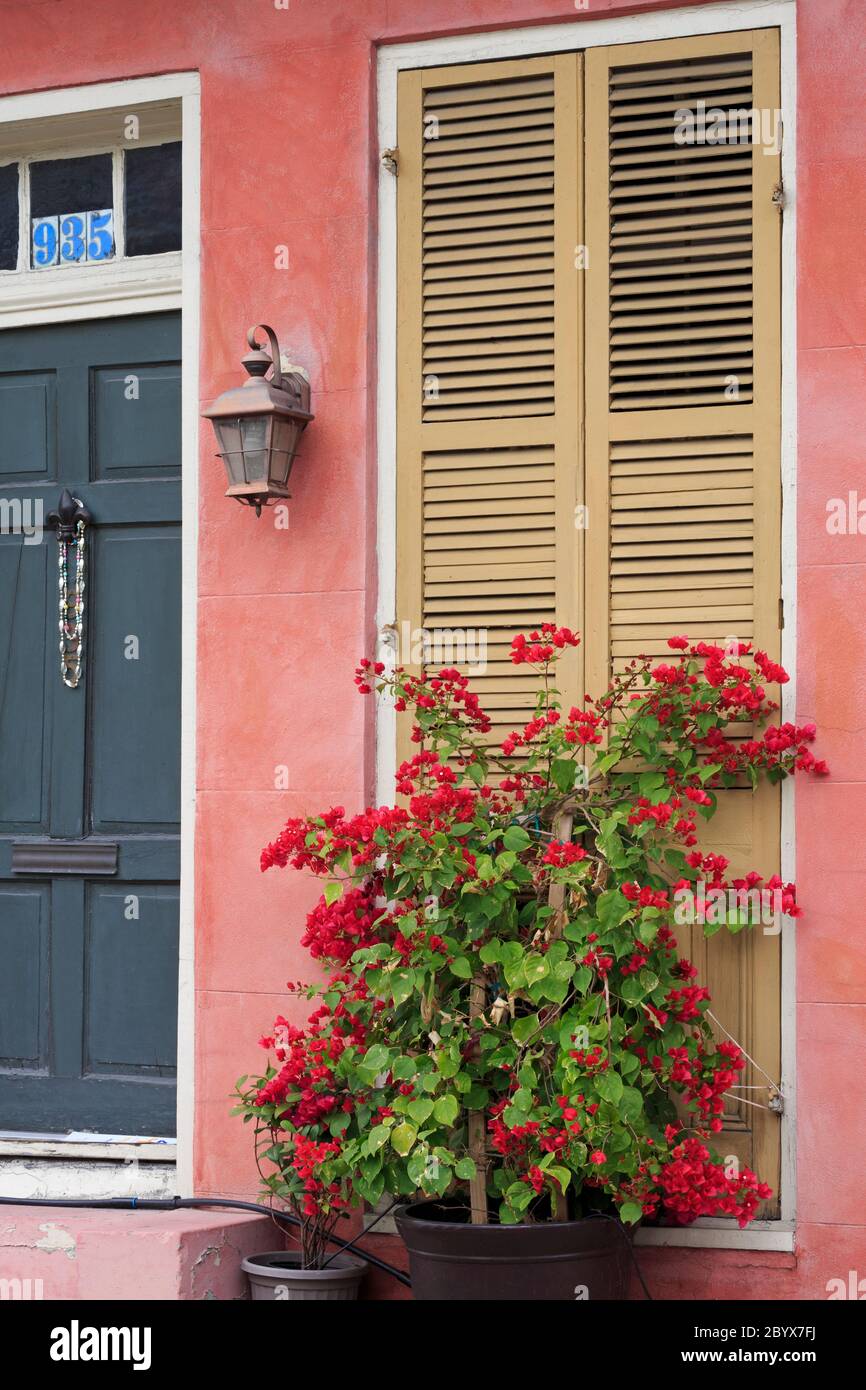 St. Philip Street, French Quarter, New Orleans, Louisiana, USA Stock