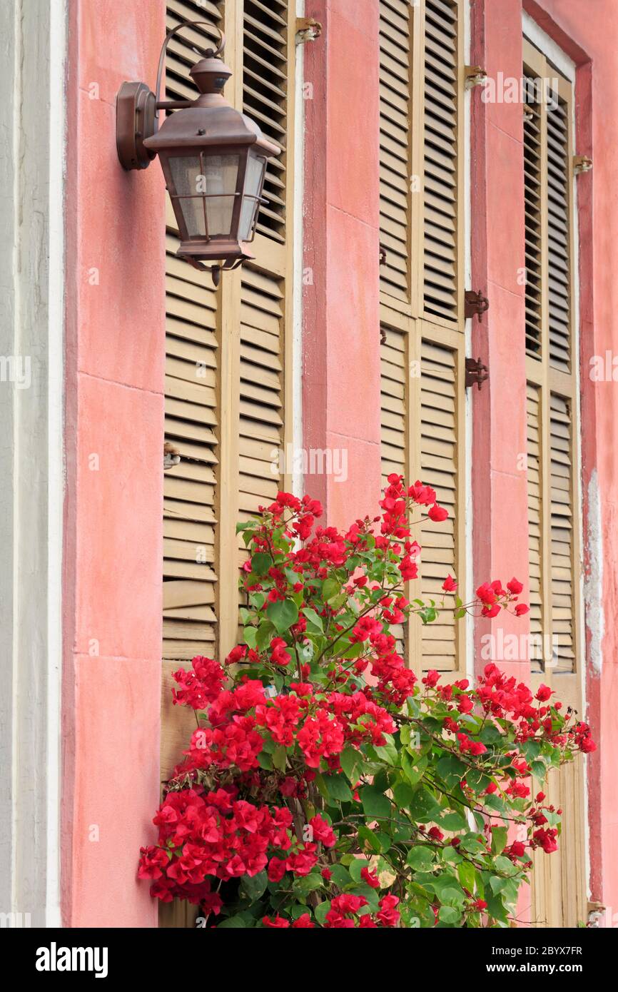St. Philip Street, French Quarter, New Orleans, Louisiana, USA Stock