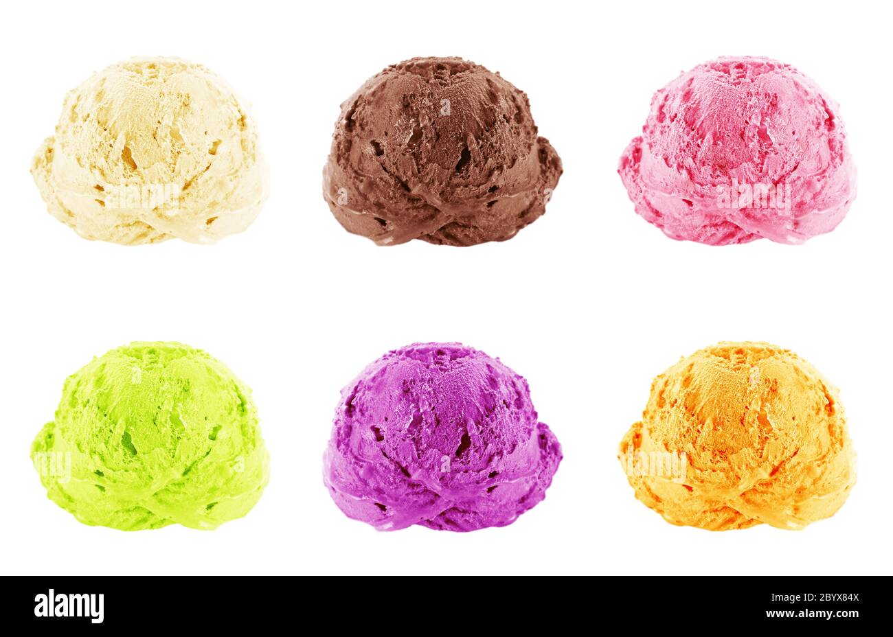 Ice Cream scoops Stock Photo Alamy