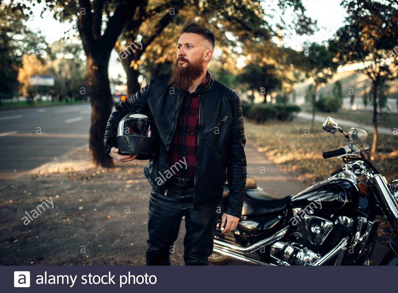 black bike rider