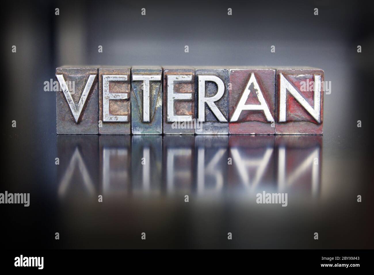 Veteran Letterpress Stock Photo