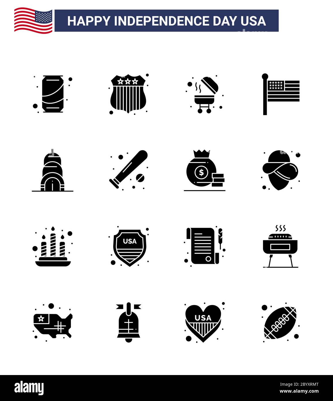 Chrysler building american flag Stock Vector Images Alamy