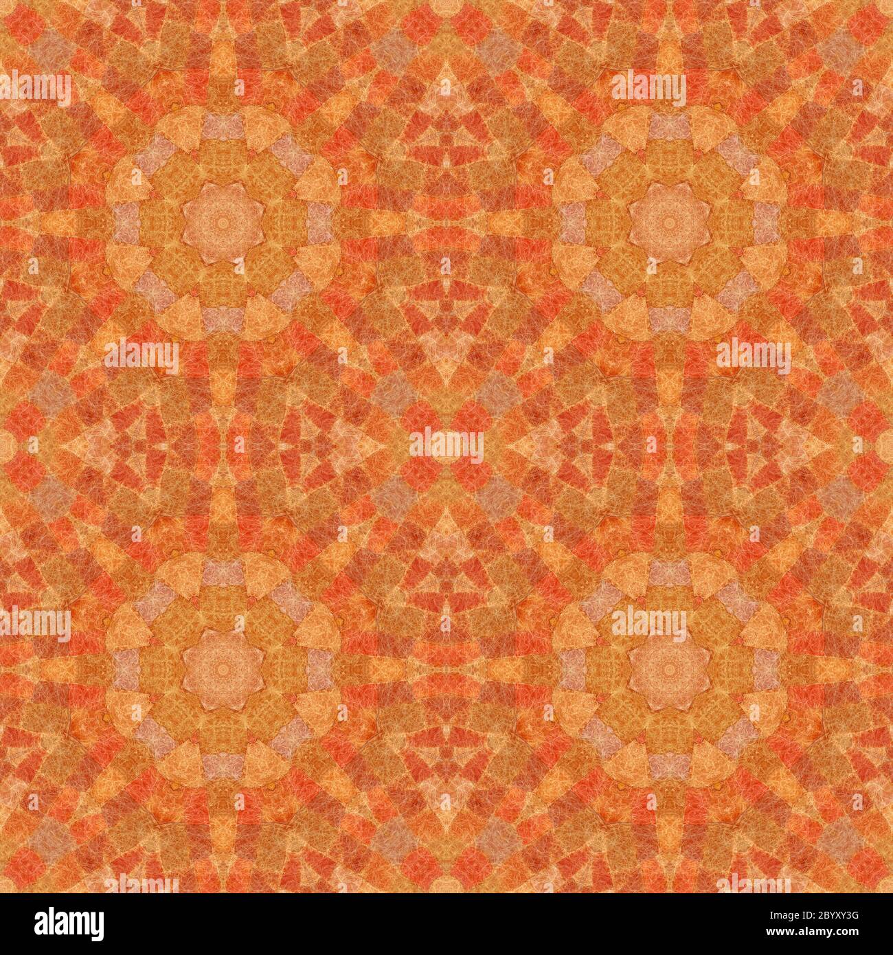Seamless pattern, mosaic of fabric Stock Photo