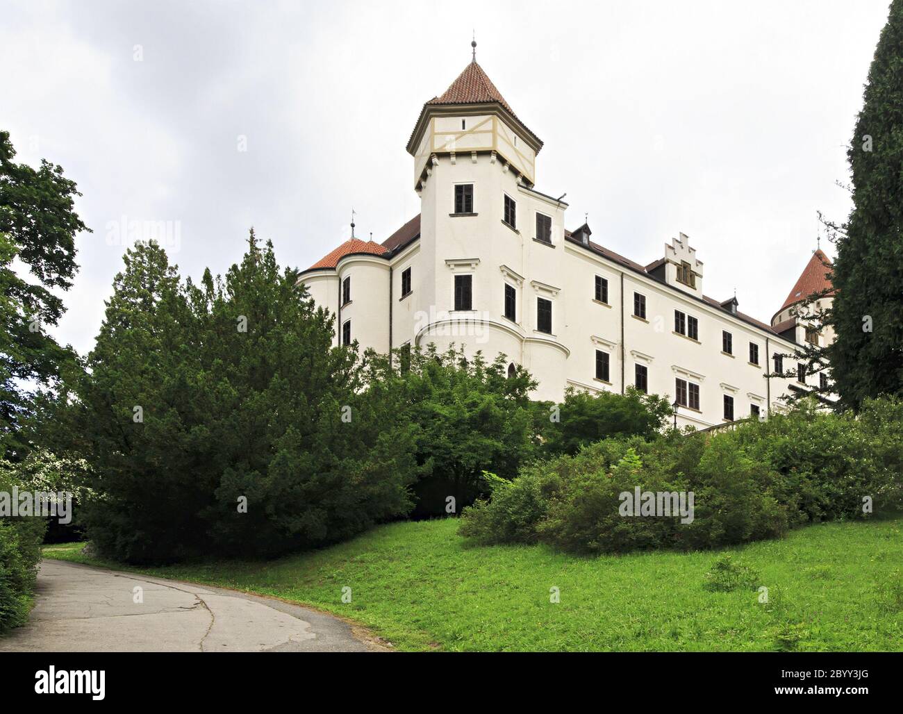 Beautiful Konopiste Castle In The Czech Republic Stock Photo - Alamy