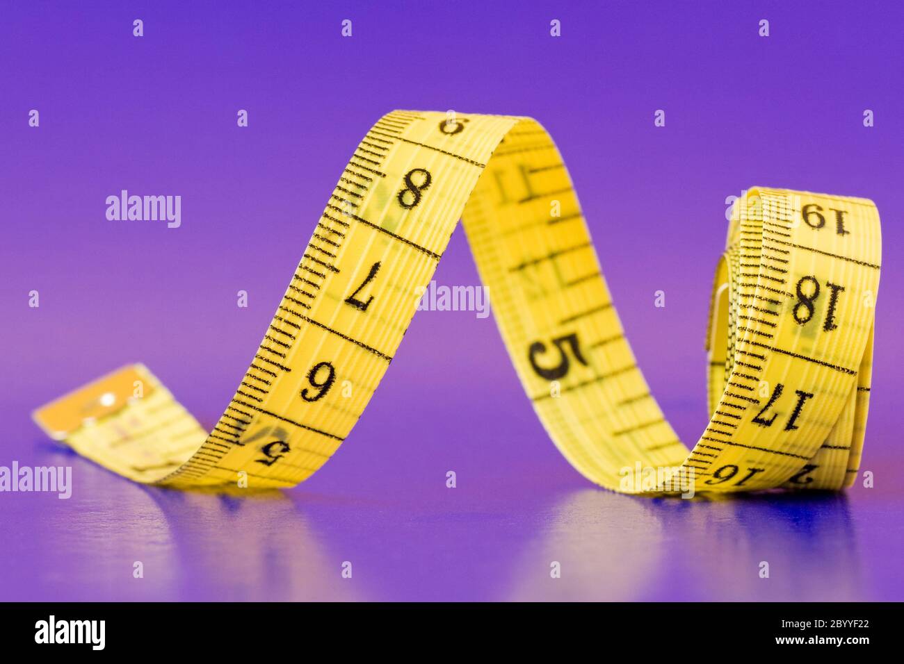 Purple tape measure hi-res stock photography and images - Alamy