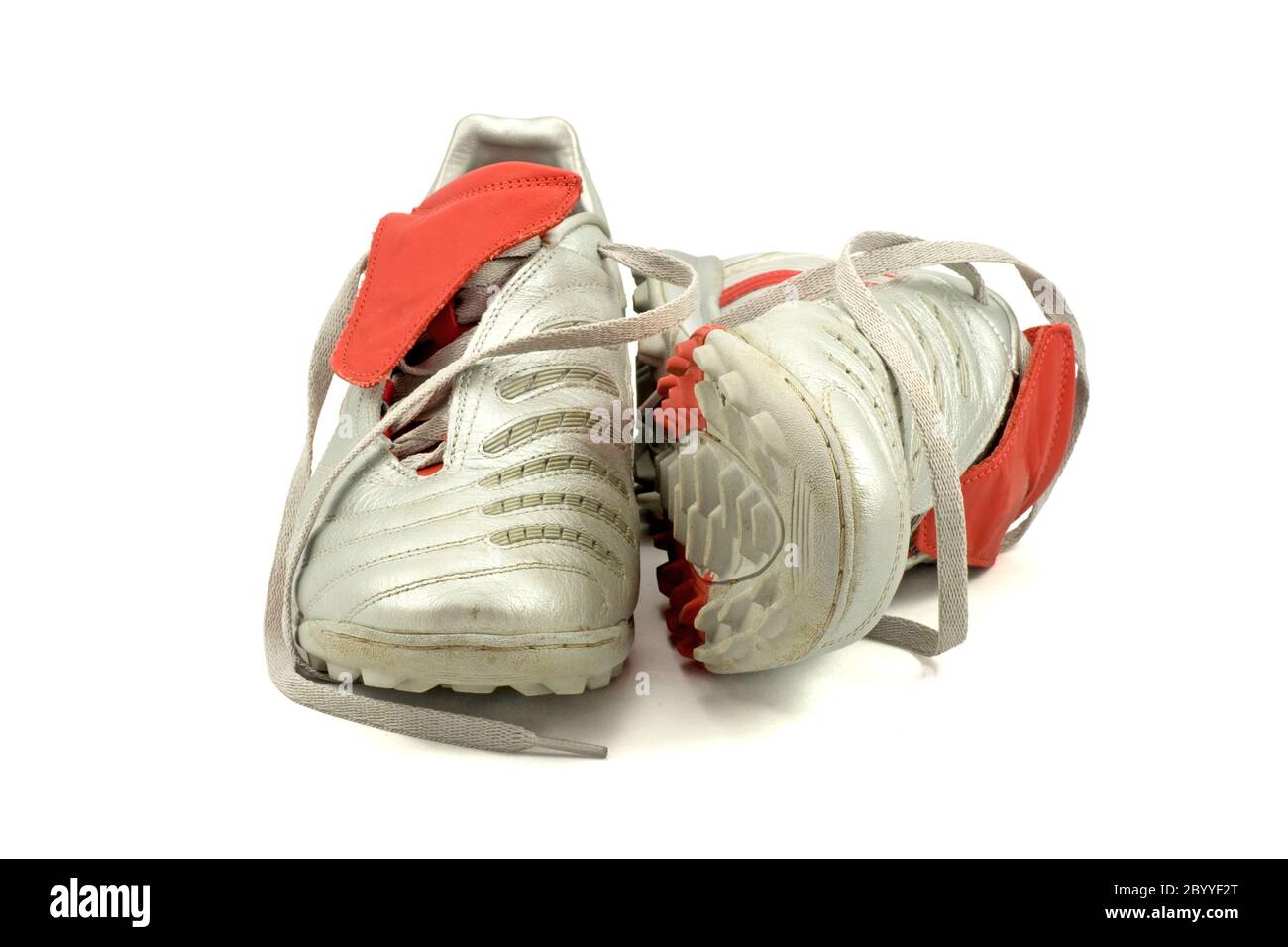 old soccer shoes