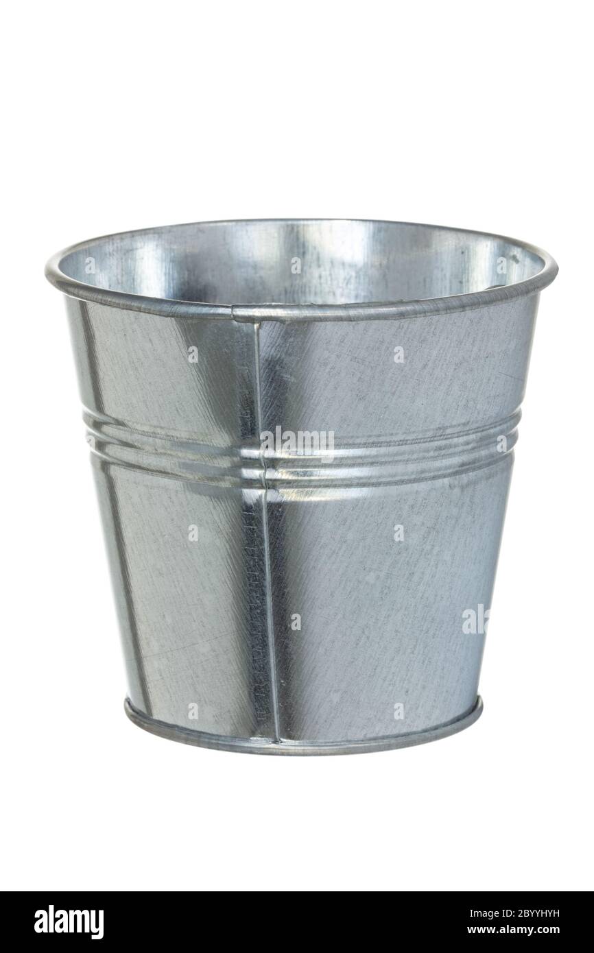 Galvanized metal bucket Stock Photo Alamy
